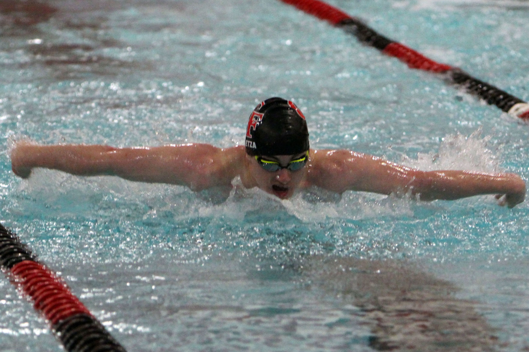 Hudson at Chi-Hi boys swimming 12-6-18